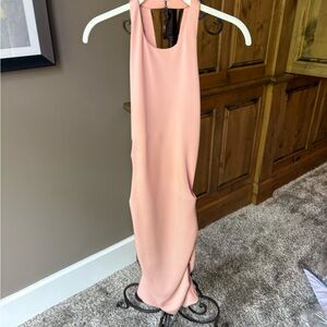Elegant Pink Sleeveless Dress